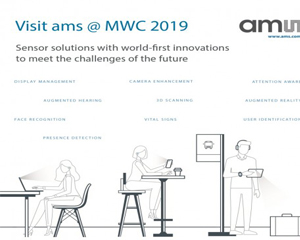 ams, MWC 2019서 ‘지능형 커넥티비티’ 구현하는 센서 솔루션 선보여
